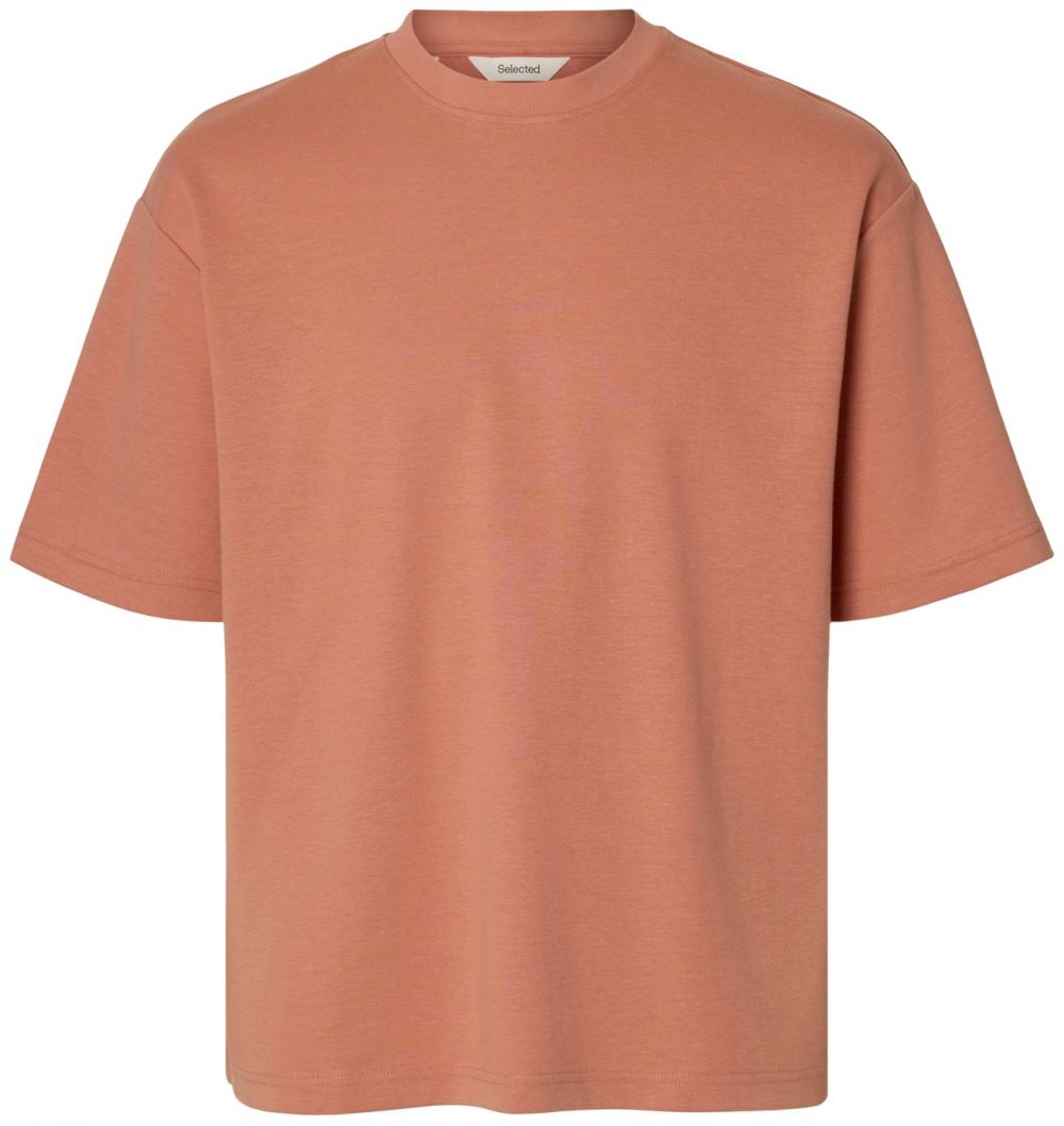 SELECTED Tričko 'SLHOSCAR'  malinová