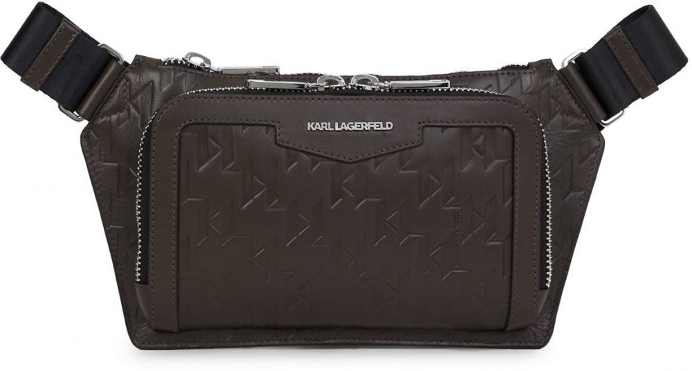Karl Lagerfeld Ľadvinka  tmavohnedá