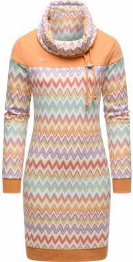 Ragwear Šaty 'Chlloe'  nebielená / svetlomodrá / oranžová / malinová