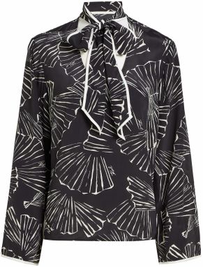 Karl Lagerfeld Blúzka  čierna / biela