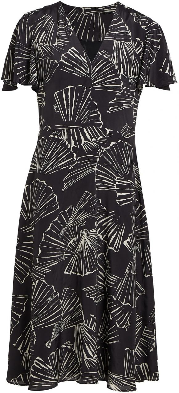 Karl Lagerfeld Šaty  čierna / biela