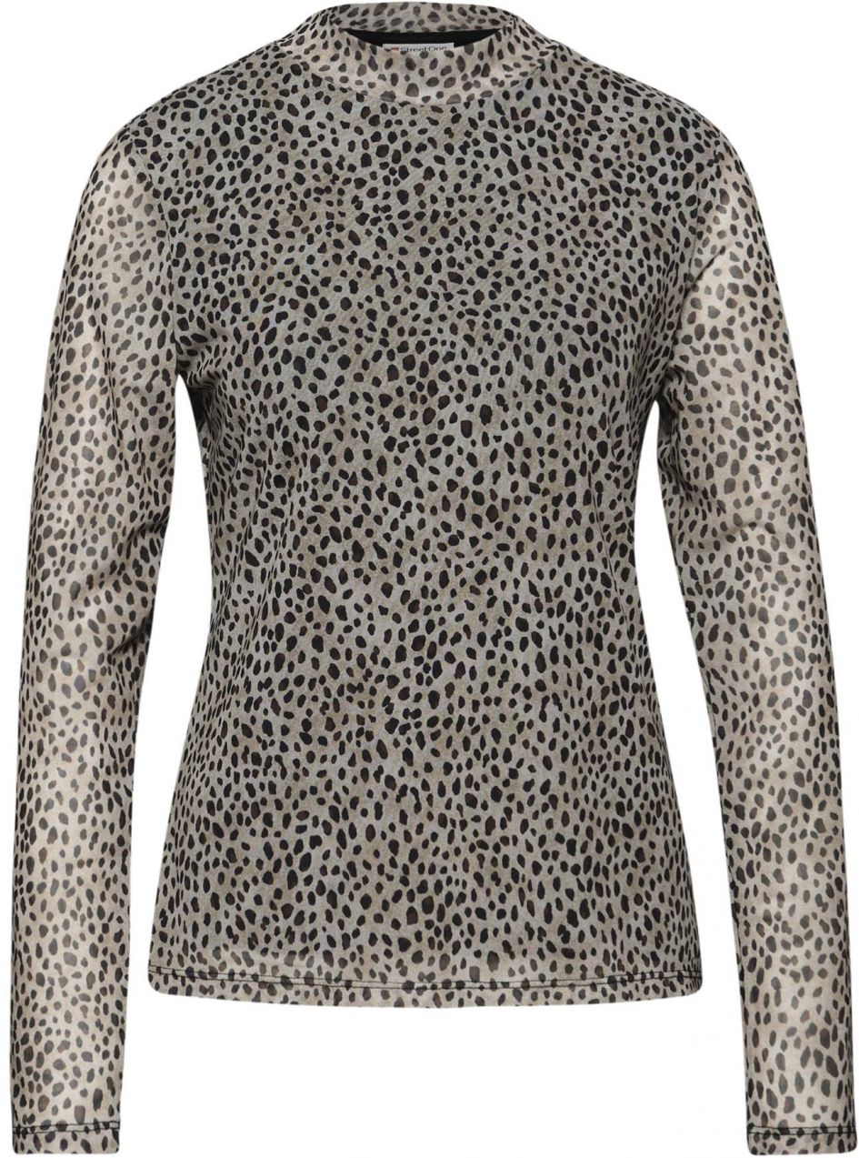 STREET ONE Tričko  piesková / čierna