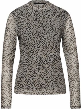 STREET ONE Tričko  piesková / čierna