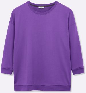 SHEEGO Mikina  fialová