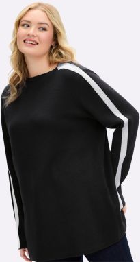 SHEEGO Sveter  čierna / biela