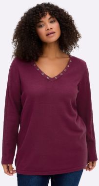 SHEEGO Sveter  bordová