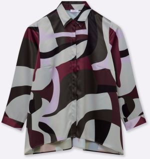 SHEEGO Blúzka  čadičová / orgovánová / bordová / čierna