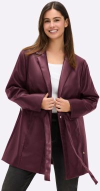 SHEEGO Prechodná bunda  burgundská