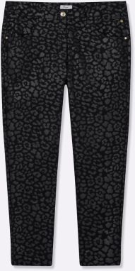 SHEEGO Nohavice  tmavosivá / čierna