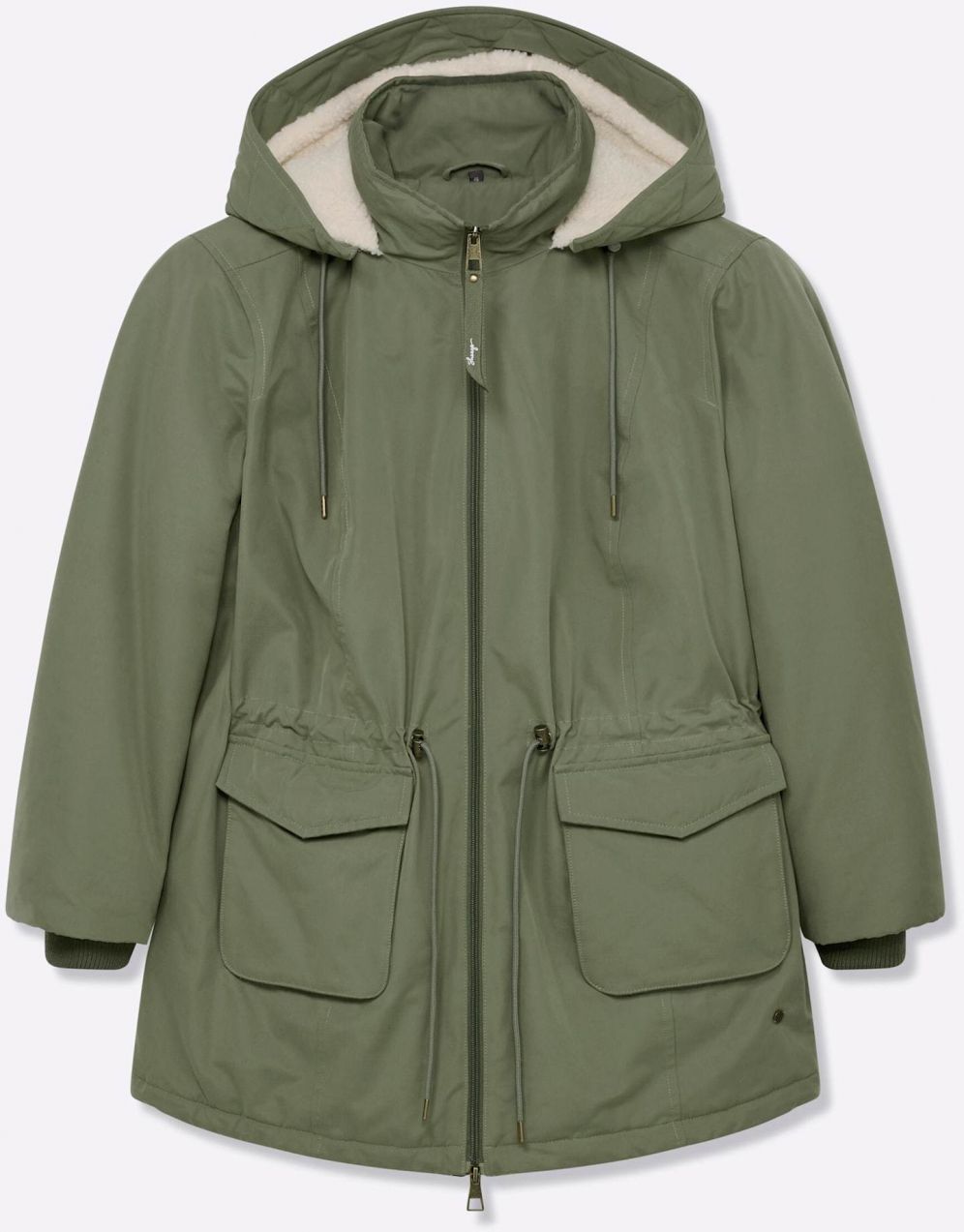 SHEEGO Prechodná parka  trávovo zelená