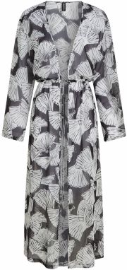 Karl Lagerfeld Plážové šaty  čierna / biela