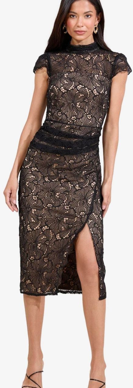 Lipsy Šaty  čierna