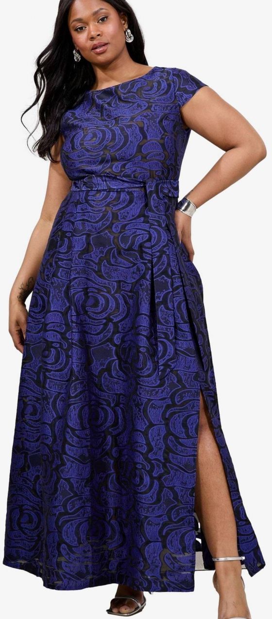 Lipsy Šaty  modrá / tmavomodrá