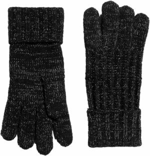 Lipsy Prstové rukavice  čierna