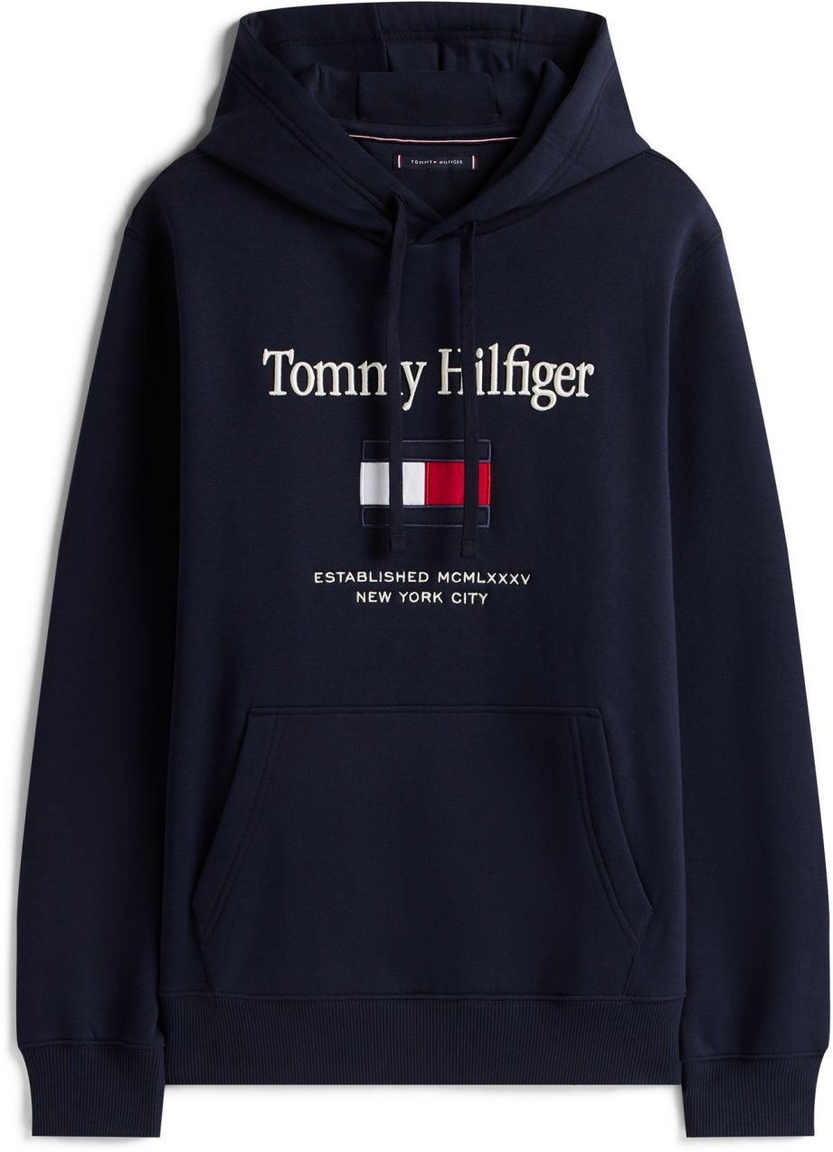 TOMMY HILFIGER Mikina  námornícka modrá / červená / biela