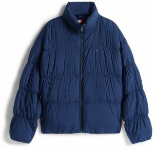 Tommy Jeans Zimná bunda  modrá