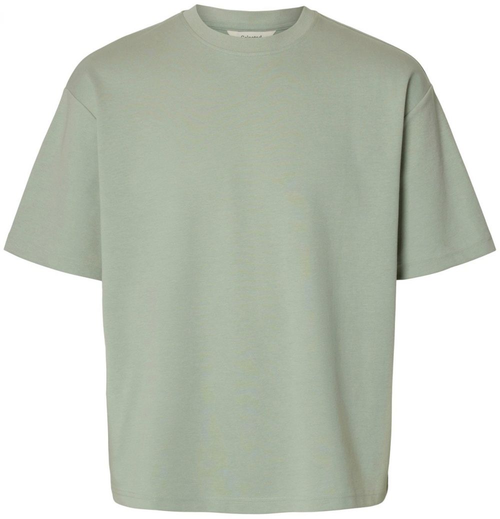 SELECTED Tričko 'SLHOscar'  pastelovo zelená