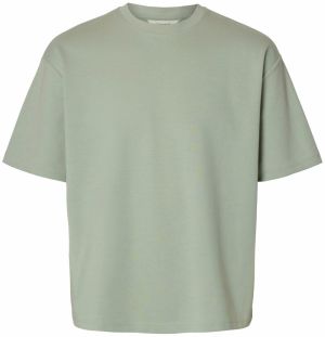 SELECTED Tričko 'SLHOscar'  pastelovo zelená