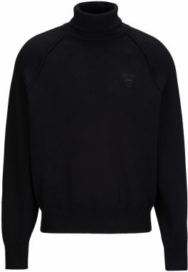 19V69 ITALIA Sveter 'Lejan'  čierna