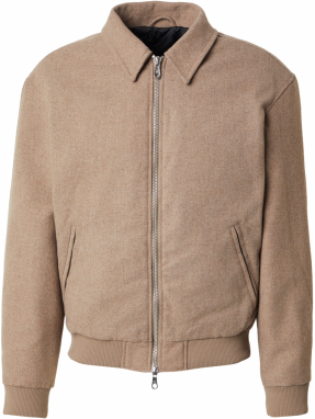 JACK & JONES Prechodná bunda  sivobéžová