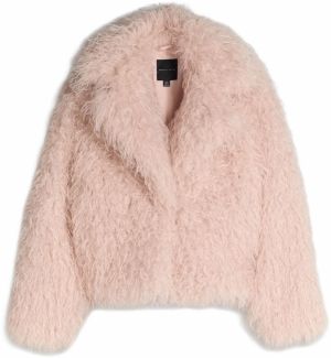 Bershka Prechodná bunda  pastelovo ružová