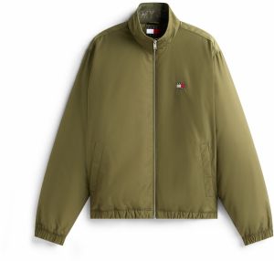Tommy Jeans Prechodná bunda 'ESSENTIAL'  olivová