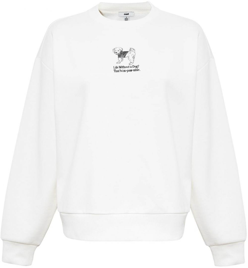 Mavi Mikina  čierna / prírodná biela