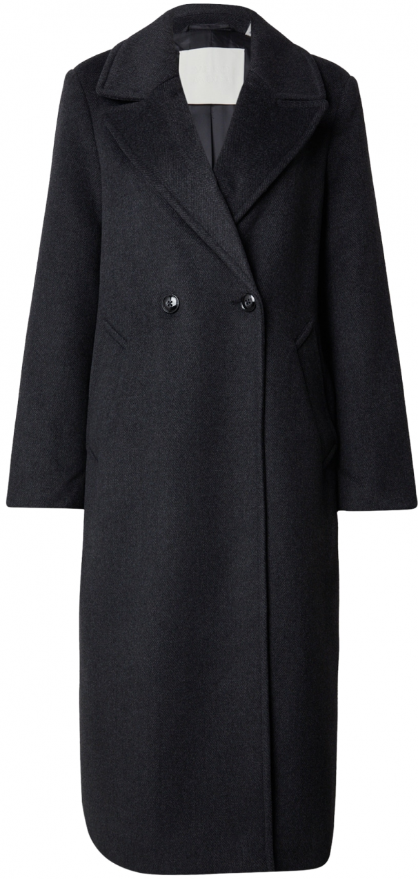 VERO MODA Prechodný kabát 'VMGarner'  čierna melírovaná