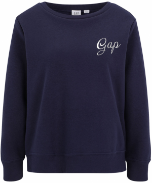 Gap Petite Mikina  námornícka modrá / strieborná