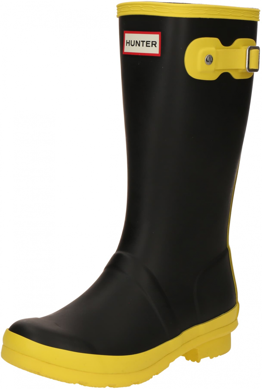 HUNTER Gumáky  horčicová / červená / čierna / šedobiela