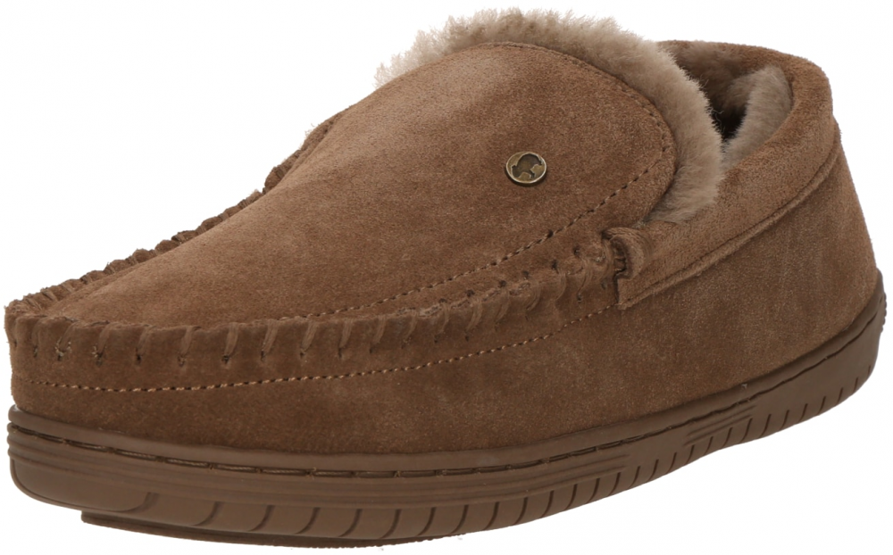 Warmbat Papuče 'Grizzly'  tmavobéžová