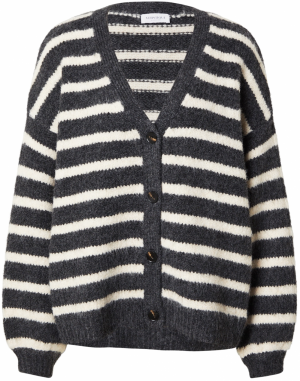 VERSTIQUE Kardigán  antracitová / biela