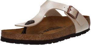 BIRKENSTOCK Žabky 'Gizeh'  šedobiela