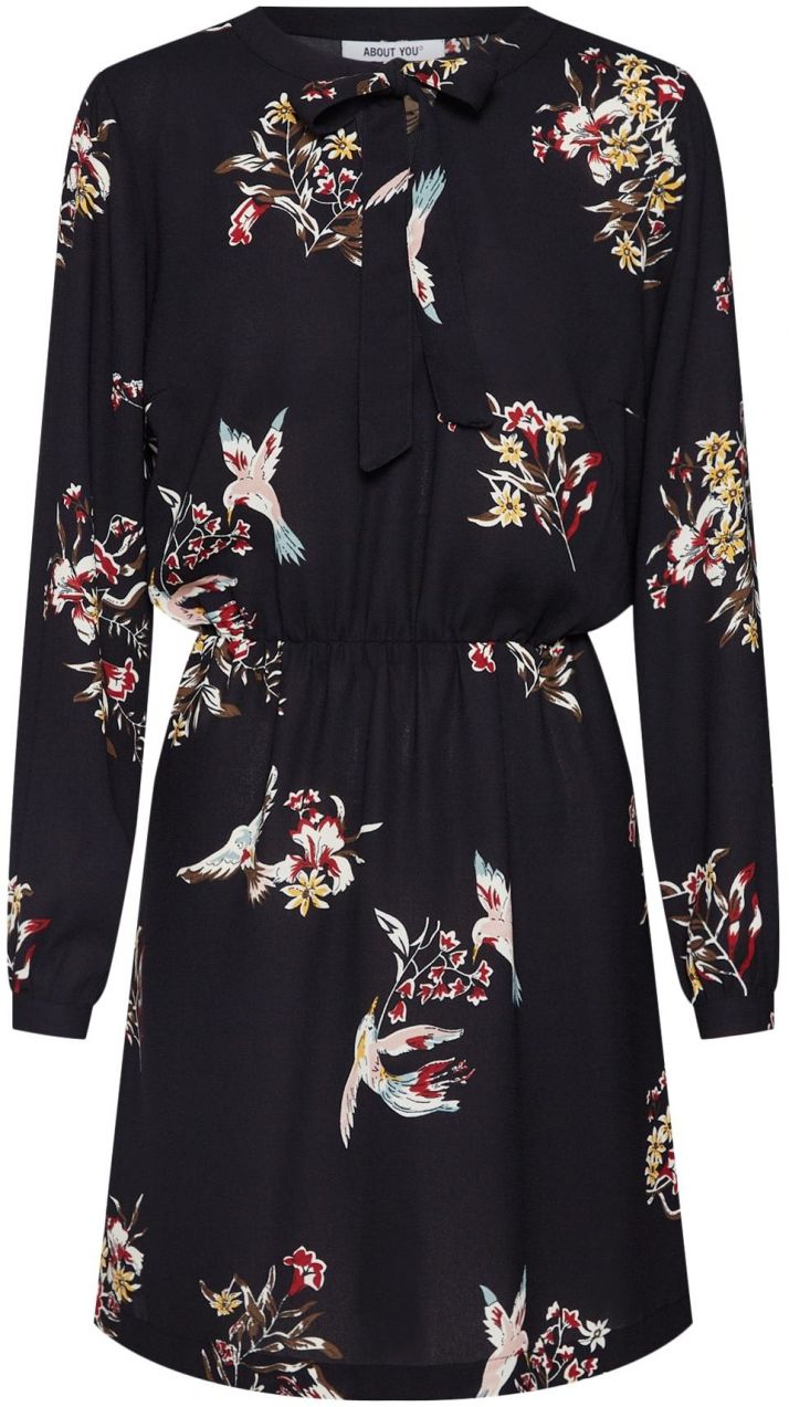 ABOUT YOU Košeľové šaty  zmiešané farby / čierna