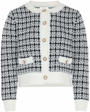 aleva Kardigán  čierna / biela