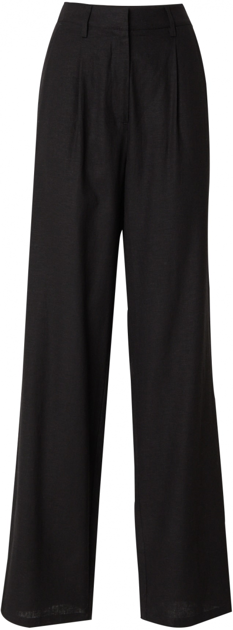 RÆRE by Lorena Rae Plisované nohavice  čierna