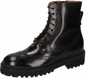 MELVIN & HAMILTON Šnurovacie členkové čižmy 'Maria 14'  čierna