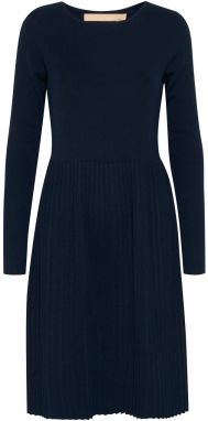 CULTURE Pletené šaty 'Luci'  námornícka modrá