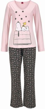 PEANUTS Pyžamo  žltá / ružová / čierna / biela