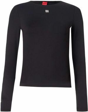 HUGO Tričko 'Dasiia'  čierna