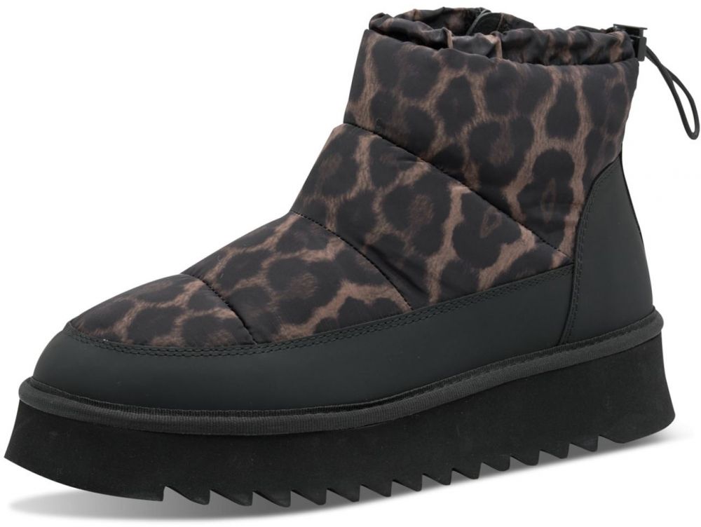 Tamaris Snehule  mokka / tmavohnedá / čierna