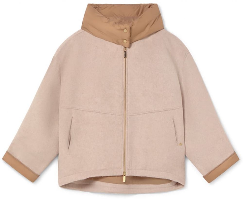 Lola Casademunt Prechodná bunda  piesková / tmavobéžová