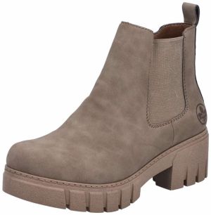 Rieker Chelsea čižmy  tmavobéžová