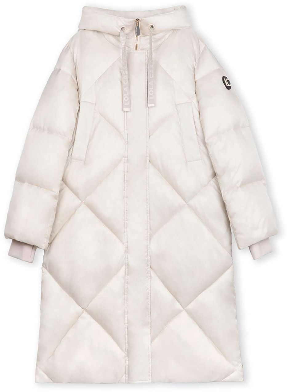 Lola Casademunt Zimný kabát  krémová