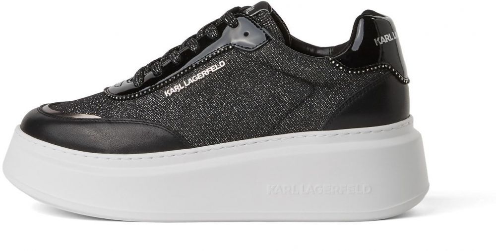 Karl Lagerfeld Nízke tenisky  čierna