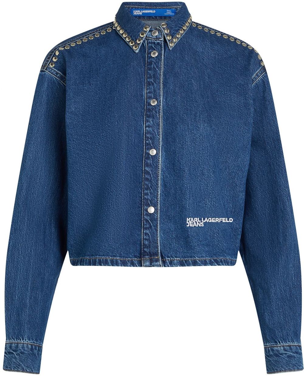 KARL LAGERFELD JEANS Blúzka  tmavomodrá