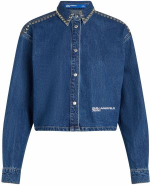 KARL LAGERFELD JEANS Blúzka  tmavomodrá