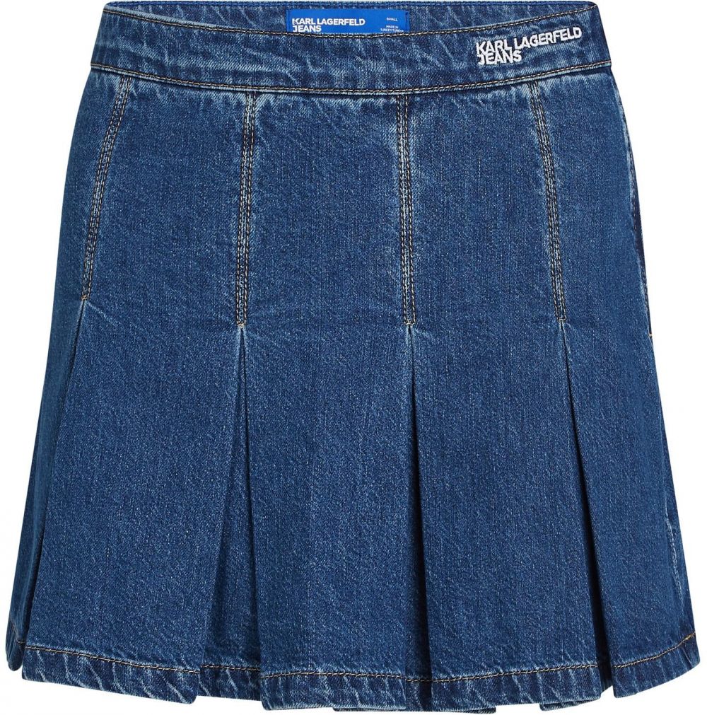 KARL LAGERFELD JEANS Sukňa  modrá denim