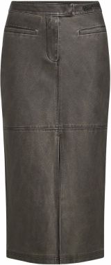 KARL LAGERFELD JEANS Sukňa 'DISTRESSED'  čierna