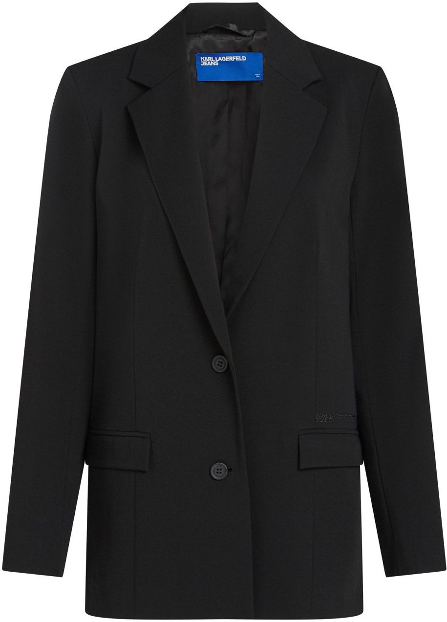 KARL LAGERFELD JEANS Blejzer  čierna / biela